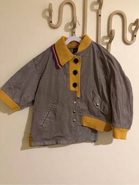 Kolor Two-Tone Grey and Mustard Jacket